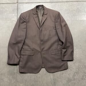 Mario Rossi Blazer Mens Brown Super 140s Sport Coat Two Button Notch Lapel